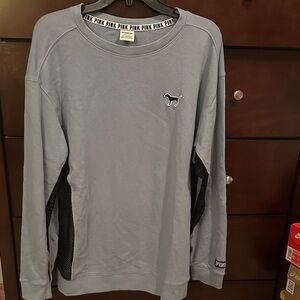 PINK Victoria's Secret Light Blue Crewneck Sweatshirt